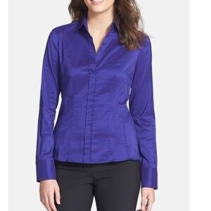 HUGO BOSS  Bashina Blouse in Purple - women's size 2